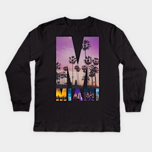 Miami View Kids Long Sleeve T-Shirt